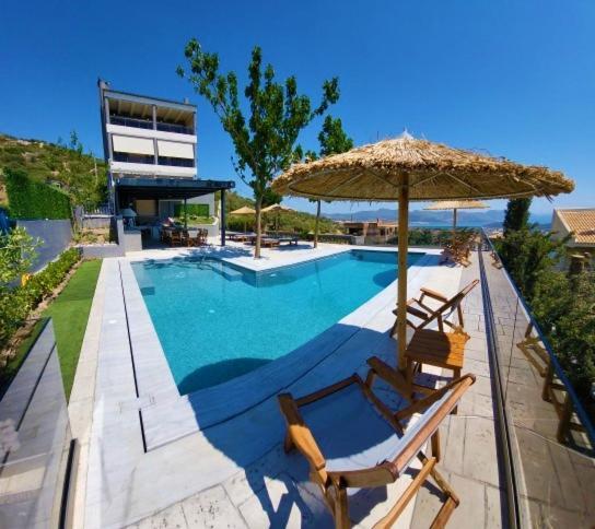 "Stergiou Luxury Apartment 2nd Floor" με κοινη πισινα Saronida Εξωτερικό φωτογραφία