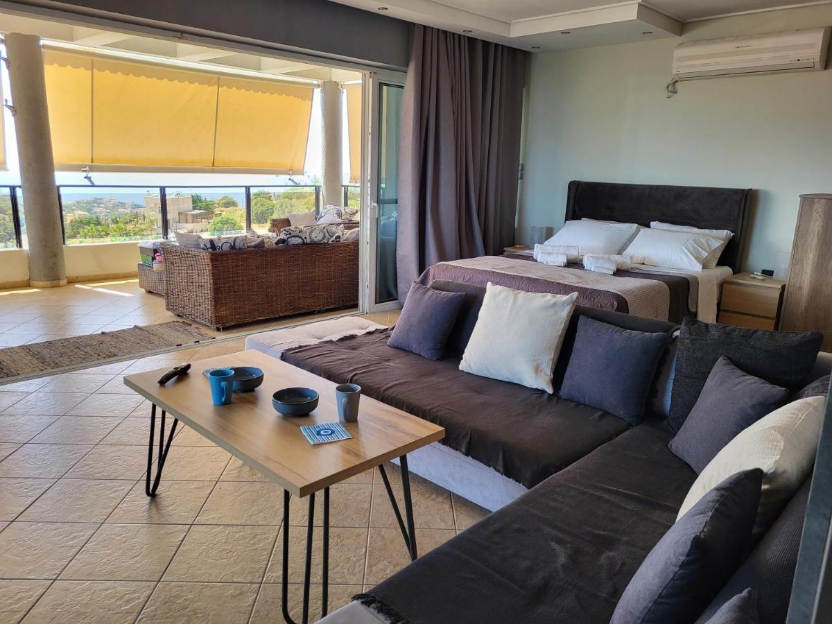 "Stergiou Luxury Apartment 2nd Floor" με κοινη πισινα Saronida Εξωτερικό φωτογραφία