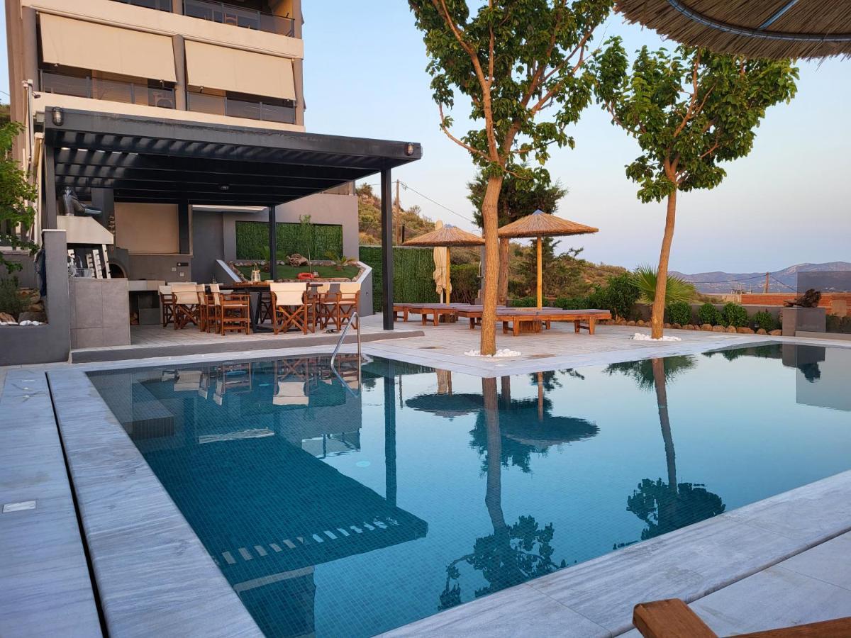 "Stergiou Luxury Apartment 2nd Floor" με κοινη πισινα Saronida Εξωτερικό φωτογραφία