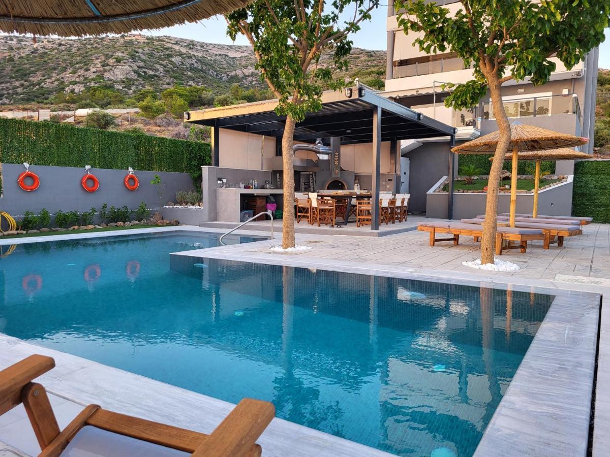 "Stergiou Luxury Apartment 2nd Floor" με κοινη πισινα Saronida Εξωτερικό φωτογραφία